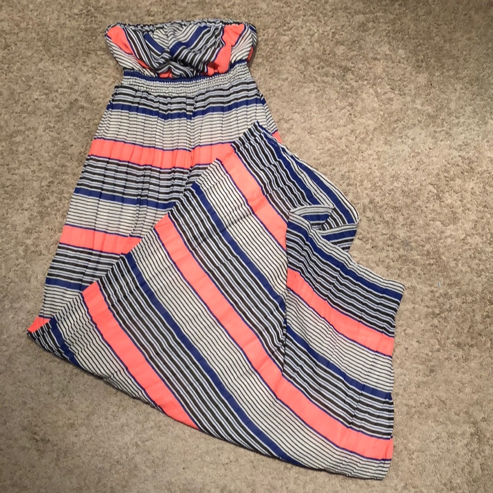 Striped maxi dress